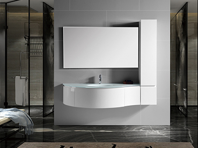 IL1559 Wall Mount Bathroom Basin Cabinet Set with Mirror