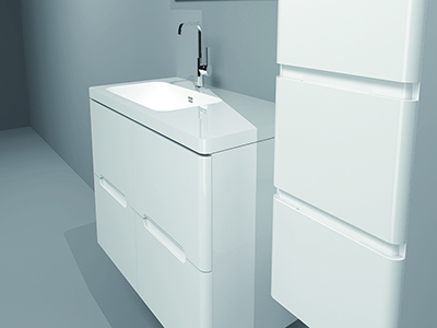 IL307 Wall Mounted Bathroom Vanity with Mirror