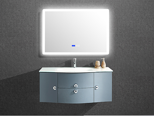 IL1905G Blue Bathroom Vanity Set with Lighted Mirror
