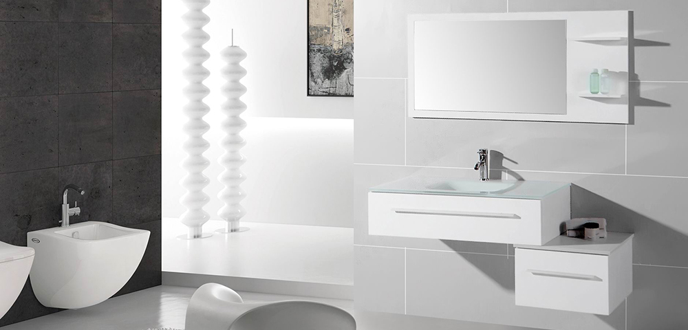 IL1511W Elegant Design Bathroom Vanity Set with Mirror