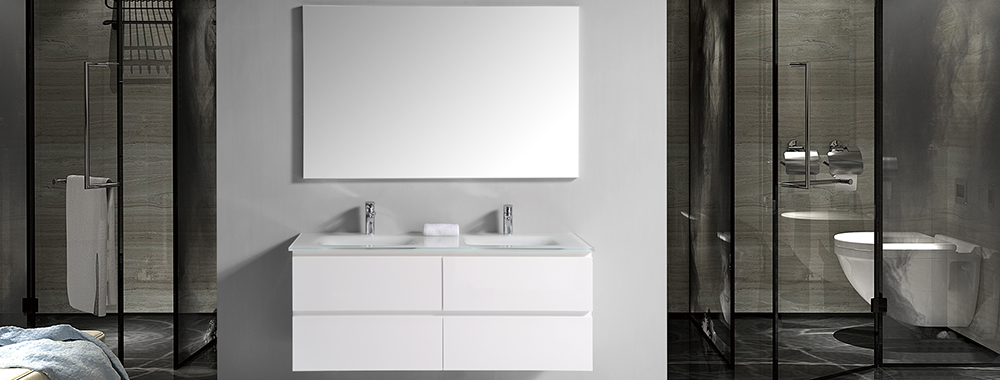 IL308 Double Sink Bathroom Vanity Set with Mirror