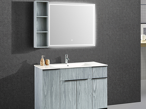 IL-1954 Bathroom Cabinet Set with Rectangular Lighted Mirror