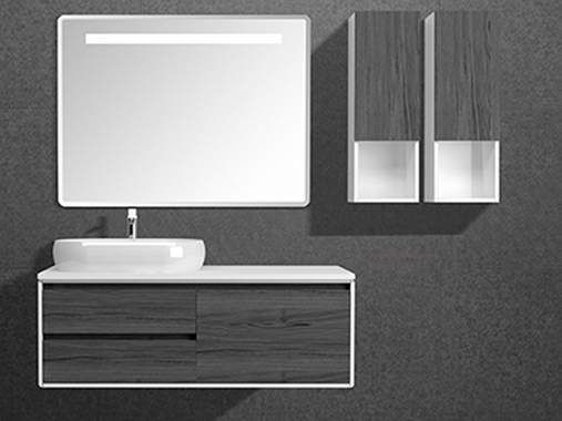 IL2606 Grey Bathroom Vanity Set with Mirror