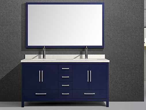 M6502 Large Size Free Standing Bathroom Vanity with Framed Mirror